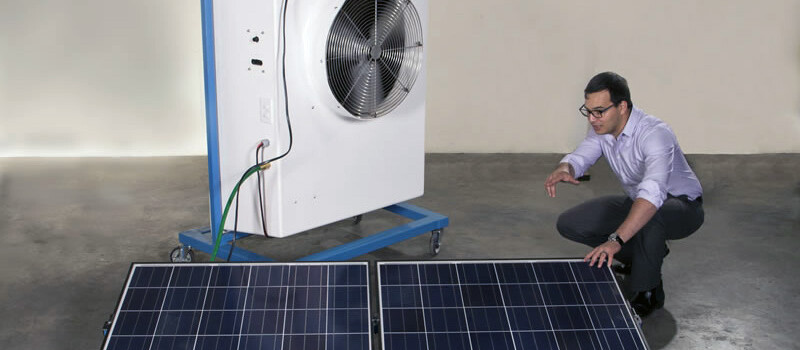 Un nuevo sistema de aire acondicionado que funciona con luz solar
